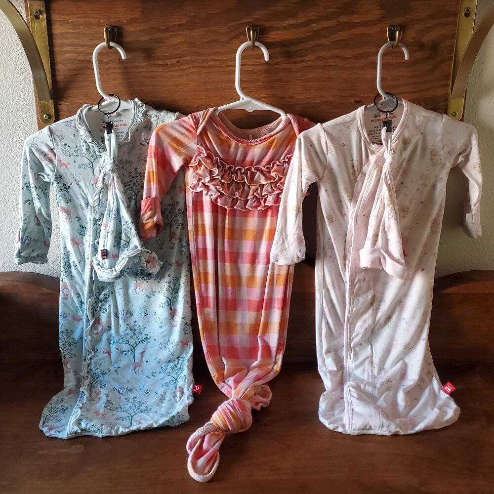 👶💤 Bundle of Magnetic Me and Rockin' Royalty Newborn Sleepers